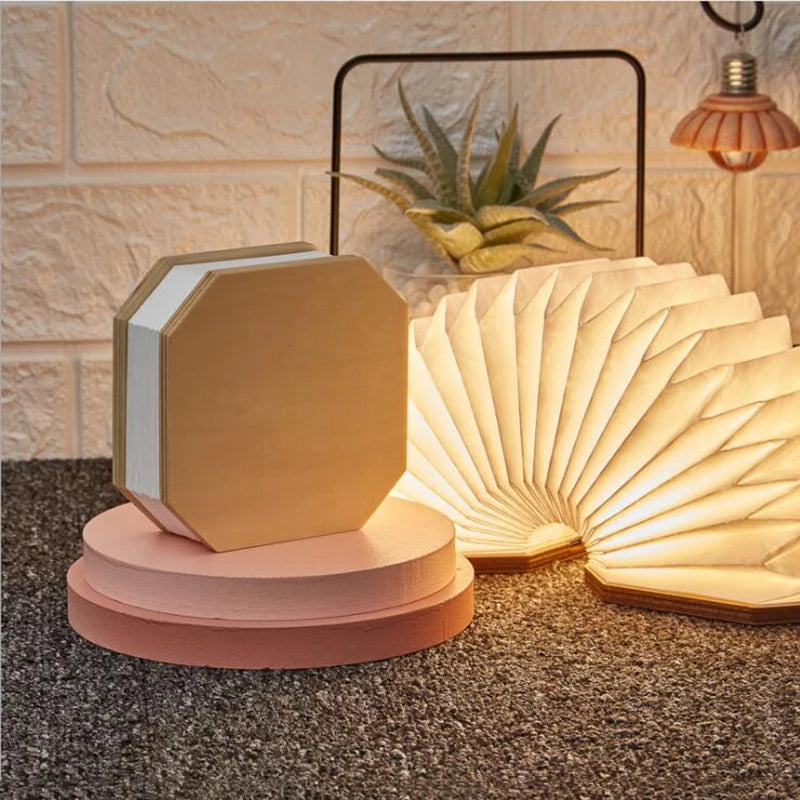 Smart accordeon lamp