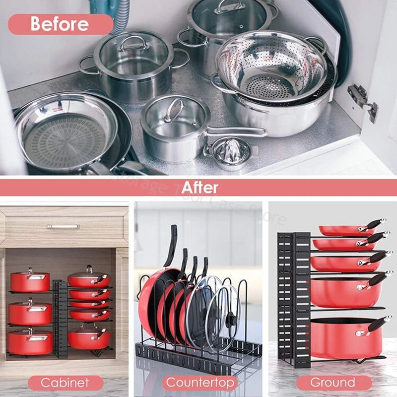 Adjustable Kitchen Pantry Organizer