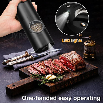 Salt And Pepper Grinder USB Rechargeable