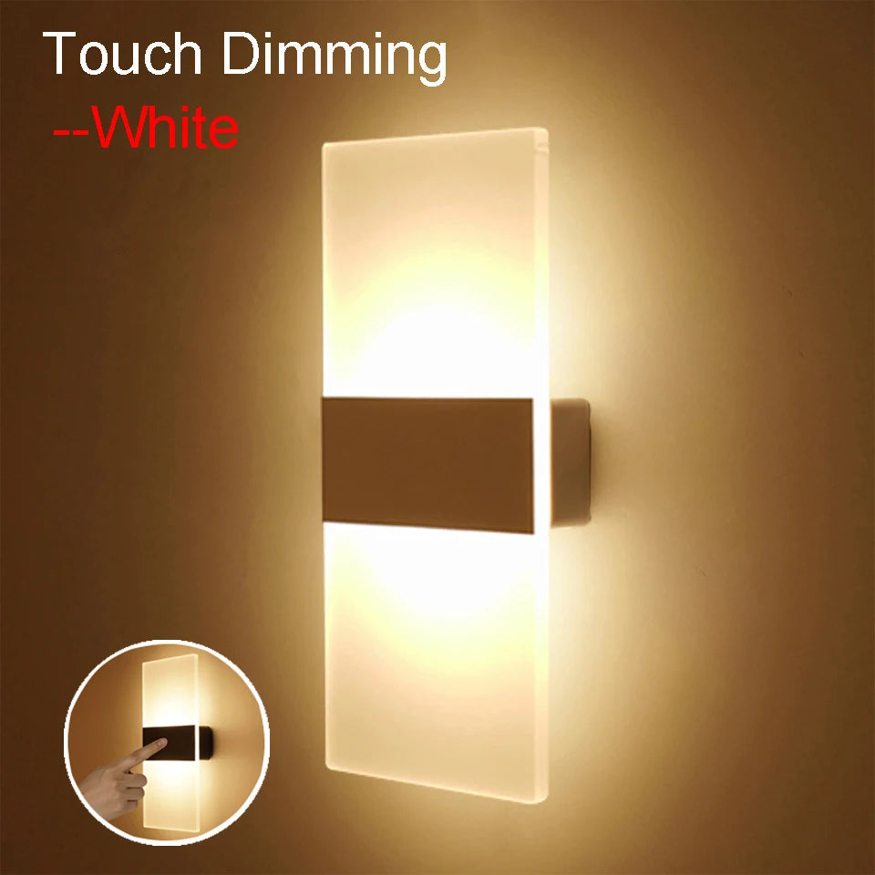 Touch Motion Sensor LED Wall Light