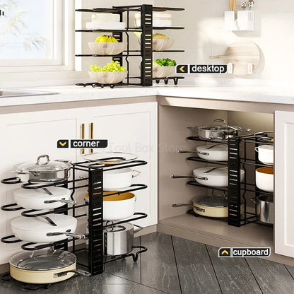 Adjustable Kitchen Pantry Organizer