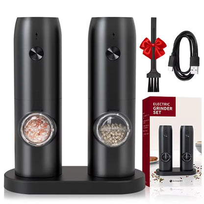 Salt And Pepper Grinder USB Rechargeable