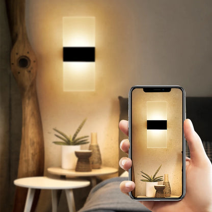 Touch Motion Sensor LED Wall Light