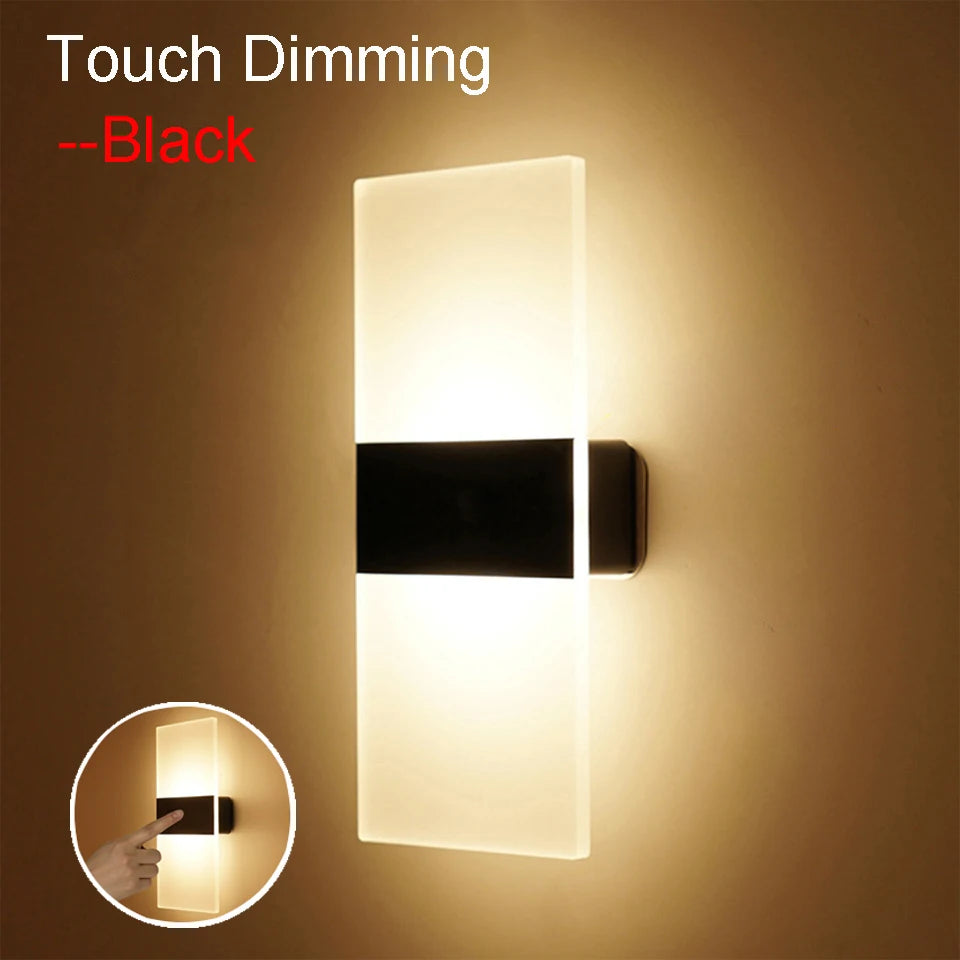 Touch Motion Sensor LED Wall Light